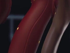 3d, Velik kurac, Črnke, Notranji izliv, Transa