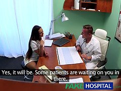 Young doctor fucks his sexy new nurse