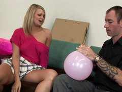 Heather Starlet uses her 18-19 year old fuck hole to make him cum