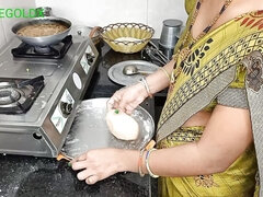 Pushed Hard While Making Roti, Doing Two Things at Once