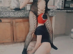 Arabe, Lécher le cul, Gros cul, Couple, Femme dominatrice, Fait maison