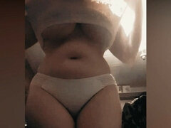 Real Aunt 57 Years Old, Shows Me Her Big Natural Tits. Homemade 004