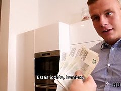 18, 素人, ブロンド, フェラチオ, 捕まる, ヨーロピアン, Hd, お金