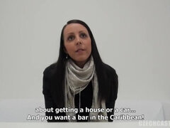 Brunette Goddess Michaela: A Naughty Casting