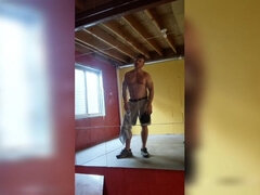 Amateur, Tir de sperme, Papa, Branlette thaïlandaise, Masturbation, Muscle, Solo, Webcam