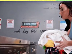 PURE TABOO Pervert Man Caught Sneaky MILF Jennifer White Pleasuring Herself In Public Laundromat