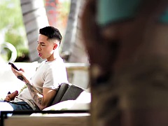 In den arsch, Blasen, Schwul, Handjob, Hardcore, Tätowierung