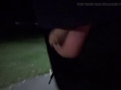 Amateur, Verga grande, Despelote, Masturbación, Al aire libre, Pov, Público, Solo