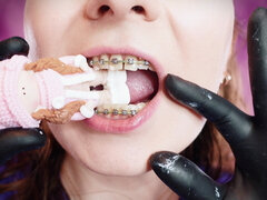 Leie, Fetisch, Nahrung, Handschuhe, Milf, Mutti