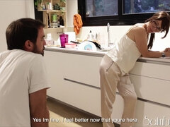 Sexy Satin Lingerie Fetish Summer With Aunt May - homemade porn