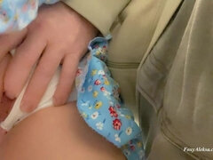 Usual Trip in the Subway Its Over Unexpected Penetration in My Panties. Outdoor Fingering