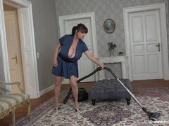 Milena Velba mom with vacuum cleaner - large monster tits