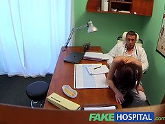 Ana Bell Evans gets naughty and fucks her fake doctor in a secret clinic