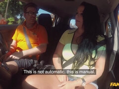 Babes play with their bouncing boobs when riding a cock