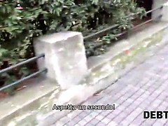 Debt-burdened MILF gets her tight pussy drilled and earns cash