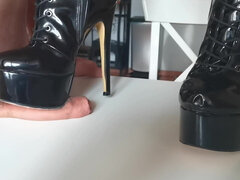 Boot CBT and penis trampling