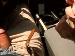 Amaterji, Rit, Velik kurac, Blondinka, Avto, Par, Obrazno, Obrito