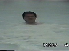 Uncle naked in a hot springUncle naked in a hot spring