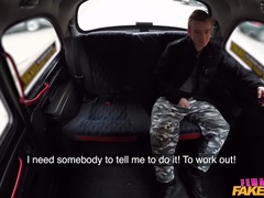 Gros seins, Blonde, Sucer une bite, Voiture, Éjaculation interne, Femelle, Léchez, Chatte