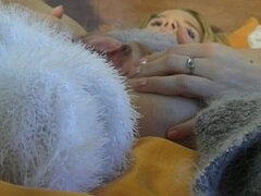 The First Audition of Renata the Beautiful Girl Today a Pornstar Who Masturbates Her Shaved Pussy with a Sex Toy