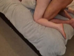 Hot British Wife Fucked Doggy Style by Lover While Cuckold Watches & Cleans Up Cum