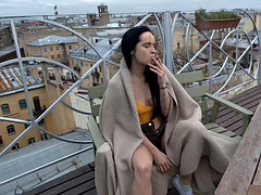 SISPORN. Stud thinks his dick will help quit smoking pretty stepsister