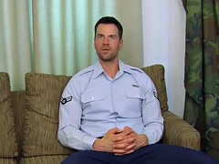 hunky military stud solo