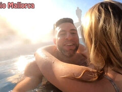 Antonio Mallorca - Fucking A Slutty French Teen in Thermal Bath of Budapest - Latina