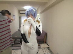 Old Wives' Cosplay! (bba) I Made the Wife Wear a Shameful Rei Ayanami Costume (creampie)