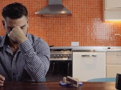 Hungarian Blond Sicilia's Kitchen Encounter with New Guy Juan