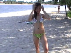 아기, 해변, 공개적인