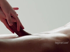 Erotic Massage amazing oiled body