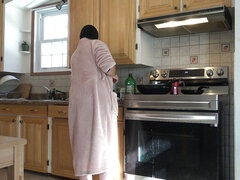 Homemade Arab Wife Doggystyle Fuck in the Kitchen