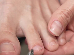 Amador amadora, Fetiche por pé, Feito em casa, Solo chão