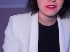 Real estate agent ready for anything to sell apartment