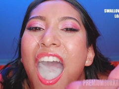 Latina babe gokkun filthy porn video