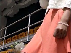 아시안, 업스커트, 관음증이 있는 사람