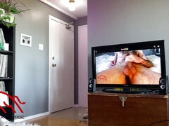 POV: Step Daddy Catches Step Son Jerking off to His Porn and Uses His Holes