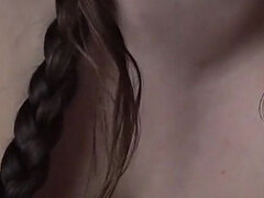 Ερασιτέχνης, Αμερικάνος, Πίπα, Μελαχροινή, Ζευγάρι, Σπέρμα στο στόμα της, Πρώτου προσώπου, Ταμπού