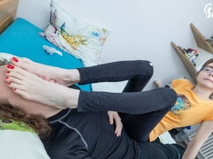 Brunetka, České, Evropské, Femdom, Fetiš, Fetiš nohou, Ponožky