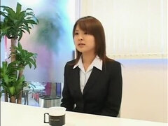 Exotic Japanese model in Hottest Office, Blowjob JAV scene