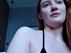 Amateur blonde solo anal masturbation