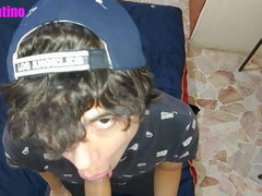 아마추어, 큰 음경, 오랄섹스, 에모, 셀카