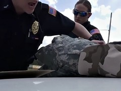 black soldier with massive cock fucking hard two female cops