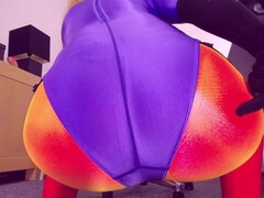 Episode 462. Spandex Leotard JOI, Cum Demands, Cum Encouragement Over Ass in Spandex Land Nylon Layers, Leohex Spandex Leotard