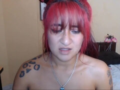 Nana, Belle grosse femme bgf, Dingue, Éjaculation interne, Double pénétration, Fille latino, Lingerie, Webcam