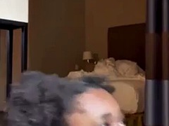 Ebony BBW wife with sloppy deepthroat and BBC I found her on Hookmet.com