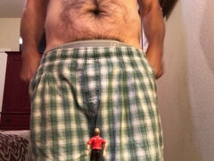 Giant adam cum & ass doms shrunken man