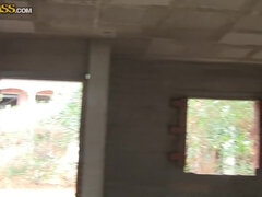 顔射, ヒール, お金, アウトドア, 公共, 三人