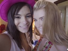 Another great lesbian scene with beautiful young girls